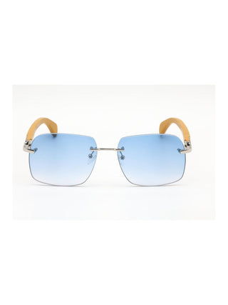 Porta Romana 1974 Sunglasses Yellow Wood / Blue Gradient-AmbrogioShoes