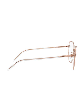 Prada 0PR 60WV Eyeglasses Pink Gold / Clear demo lens-AmbrogioShoes