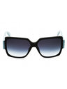 01X - shiny black  / blue mirror