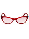 67G - matte red / brown mirror