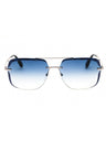 14W - shiny light ruthenium / gradient blue