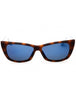 56X - havana/other / blue mirror