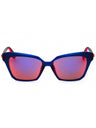 85U - matte light blue / bordeaux mirror