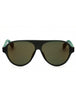 50Q - dark brown/other / green mirror