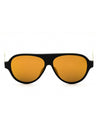 02G - matte black / brown mirror