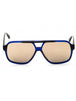 91G - matte blue / brown mirror
