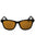 02G - matte black / brown mirror
