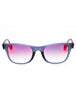 91L - matte blue / roviex mirror