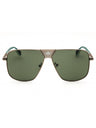 09N - matte gunmetal  / green