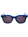 90A - shiny blue / smoke