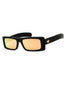 02G - matte black / brown mirror