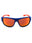 91L - matte blue / roviex mirror