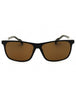 02H - matte black / brown polarized