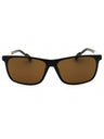 02H - matte black / brown polarized