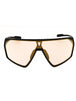 02G - matte black / brown mirror