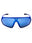 91Q - matte blue / green mirror