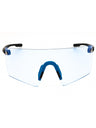 02X - matte black / blue mirror