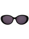 001 - BLACK / Purple/Smoke