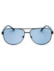 02M - matte black / blue polarized