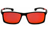 0BLX UZ - Black Ruthenium Crystal Red / Red Multilayer