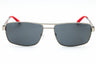 0R81 DY - Matte Ruthenium (DY gray flash silver pz lens) / D