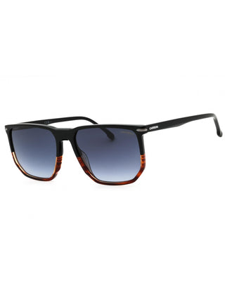 Carrera 329/S sunglasses featuring a sleek black acetate frame, grey gradient lenses, and signature logo detailing.