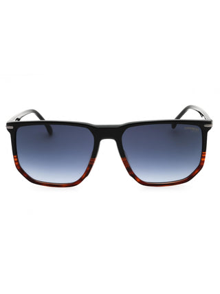 Carrera 329/S sunglasses featuring a sleek black acetate frame, grey gradient lenses, and signature logo detailing.