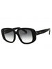01B - shiny black  / gradient smoke