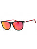 002 - MATTE BLACK/Orange Mirror