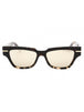 003 - Graduated Grey Havana / Gold Mirror