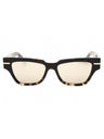 003 - Graduated Grey Havana / Gold Mirror
