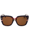 540 - PLUM TORTOISE/Brown