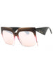 0SOE 2S - BRWN FCHS/PINK FL SLV