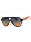 0J80 - TRANSPARENT DARK-BLUE GREEN / BLUE GRADIENT ORANGE