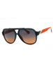 0J80 - TRANSPARENT DARK-BLUE GREEN / BLUE GRADIENT ORANGE