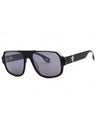 6HKX - LIGHT GREY W/DARK GREY TOP / SMOKE/MIRROR SILVER