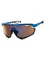 U07B - METALLIZED AZURE / BROWN/MIRROR BLUE