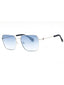 579B - SHINY PALLADIUM / BLUE GRADIENT/MIRROR SILVER