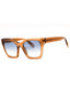 0D67 - SHINY LIGHT COGNAC / Blue Gradient