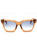 0D67 - SHINY LIGHT COGNAC / Blue Gradient