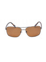 08D - Shiny Gumetal / Brown Polarized