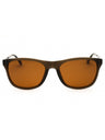 49H - matte dark brown / brown polarized