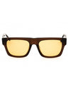 48E - shiny dark brown  / brown