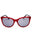 66A - shiny red / smoke