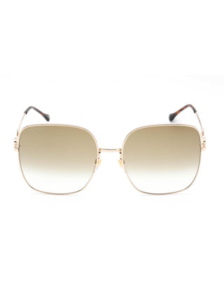 Gucci GG0879S  Metal Rectangular  Women's Sunglasses