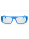 84A - shiny light blue / smoke