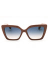 57W - shiny beige / gradient blue