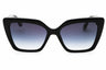 01B - shiny black  / gradient smoke