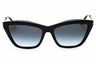 01B - shiny black  / gradient smoke