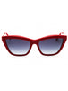 66B - shiny red / gradient smoke